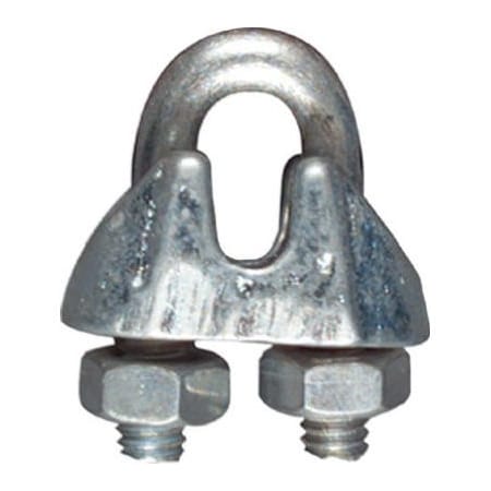 National Hardware Cable Clamp, Zinc, 1/16 in Bundle Dia., 23/32 in L N248-260